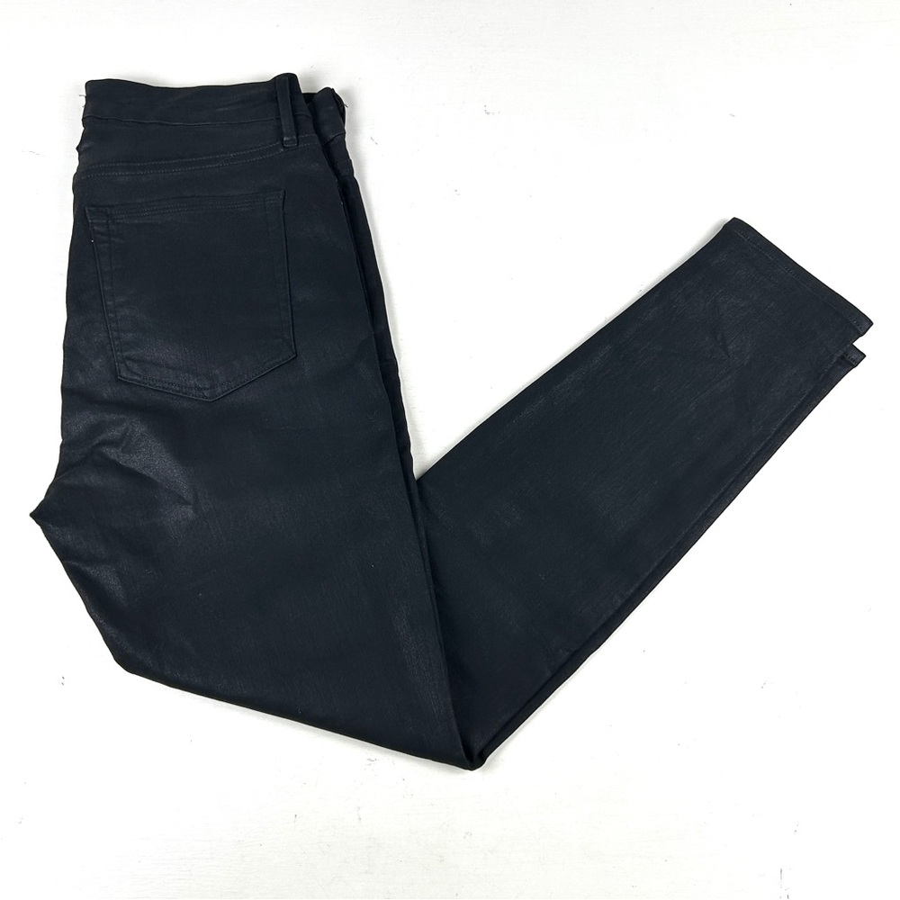 GOOD AMERICAN Jeans Womens Skinny High Waist Good Legs Coated Stretch Sz 10